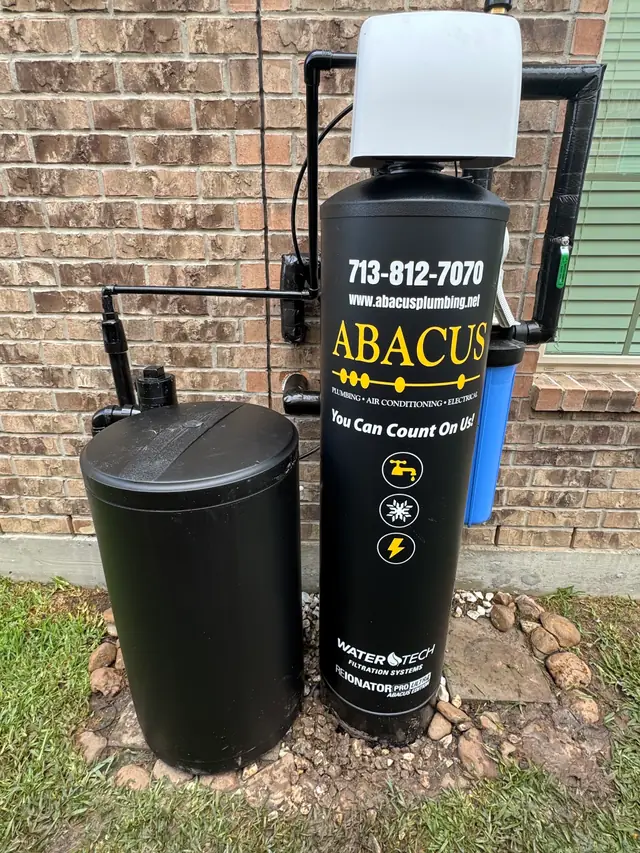 Water Tech water filtration system installed at a home